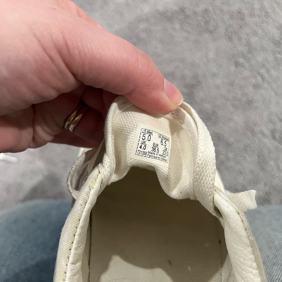 Cream Colored Platform Vans - Picture 5 of 5